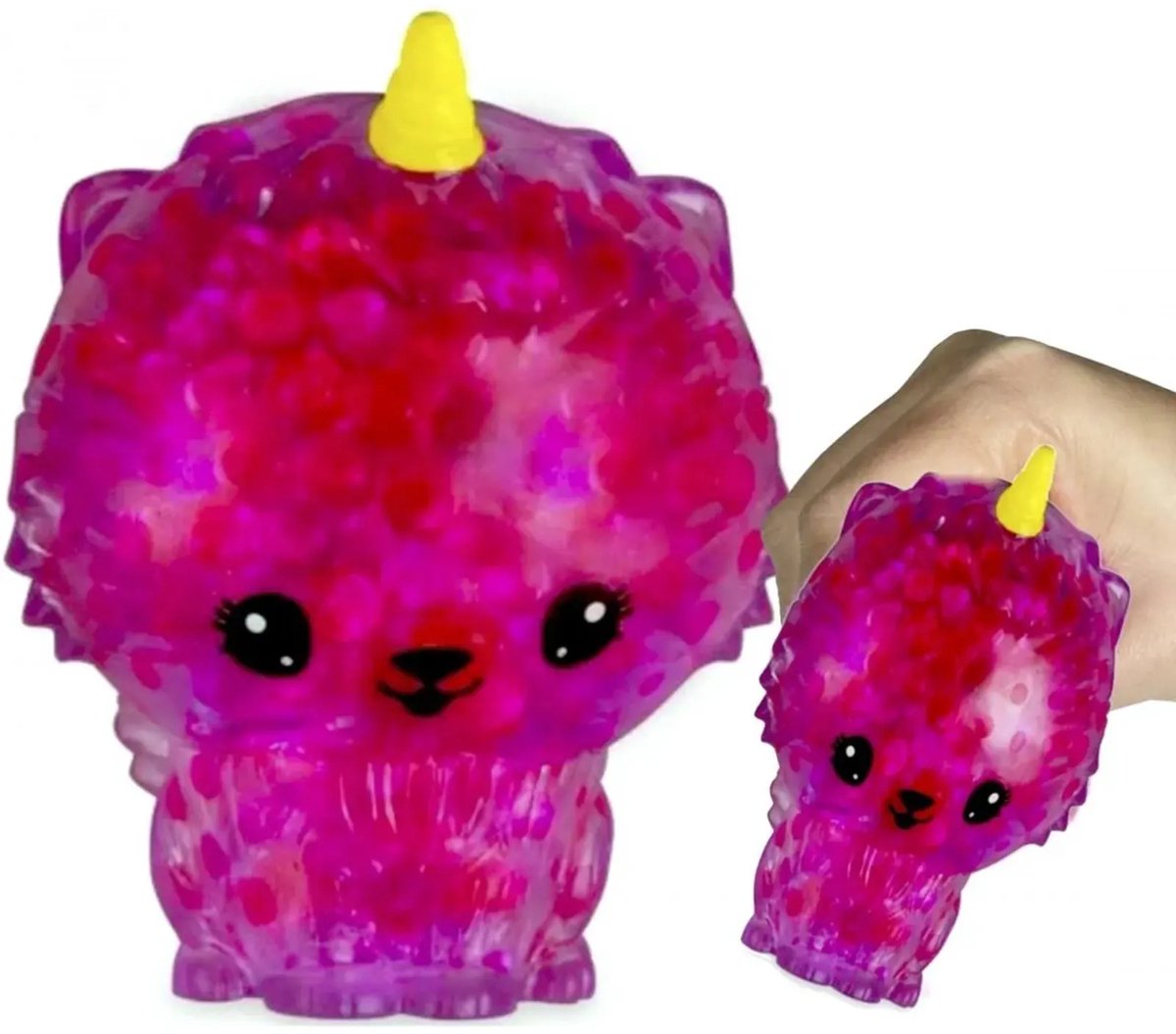 Bubbleezz Squishy Eenhoorn 12 cm groot - Squeeze - Knijpbal voor de hand