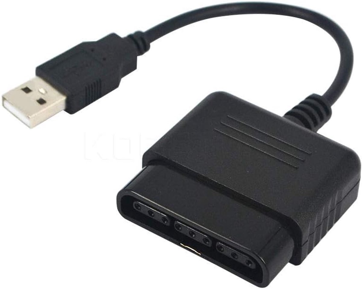 Game Controller Adapter - USB 2.0 - Converter kabel - Speel PS2 games op USB apparaten - SnelShoppen