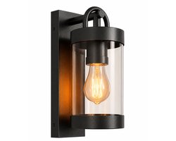 Luminize Luminize® Buitenlamp met Schemersensor - Wandlamp voor Buiten - Dag en Nacht Sensor Lamp - E27 Fitting Voordeurlamp - Deurlamp - IP44 Verlichting - Zwart
