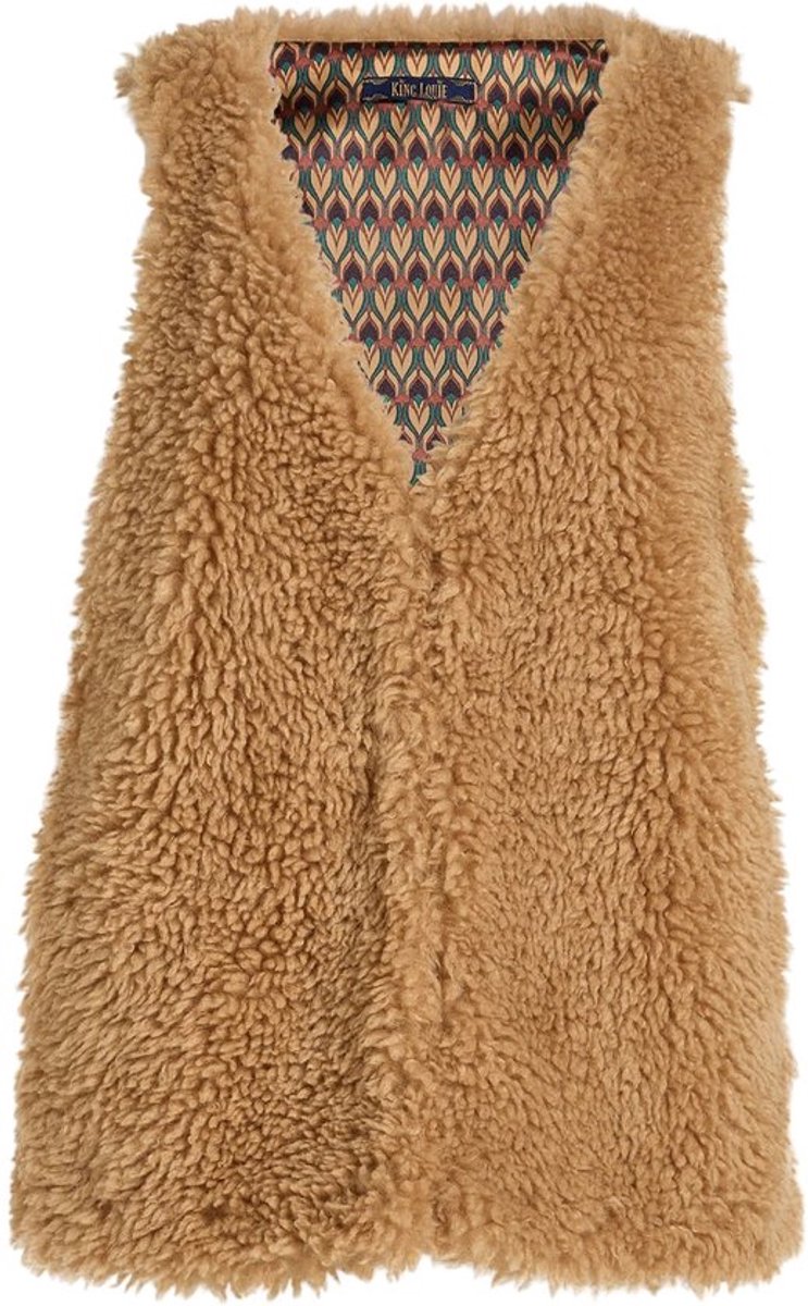 Lang vest - Dames gilet - Zacht kunstbont - Elegante look - Perfect voor herfst en winter - Comfortabel en stijlvol - Geschikt voor elke ...