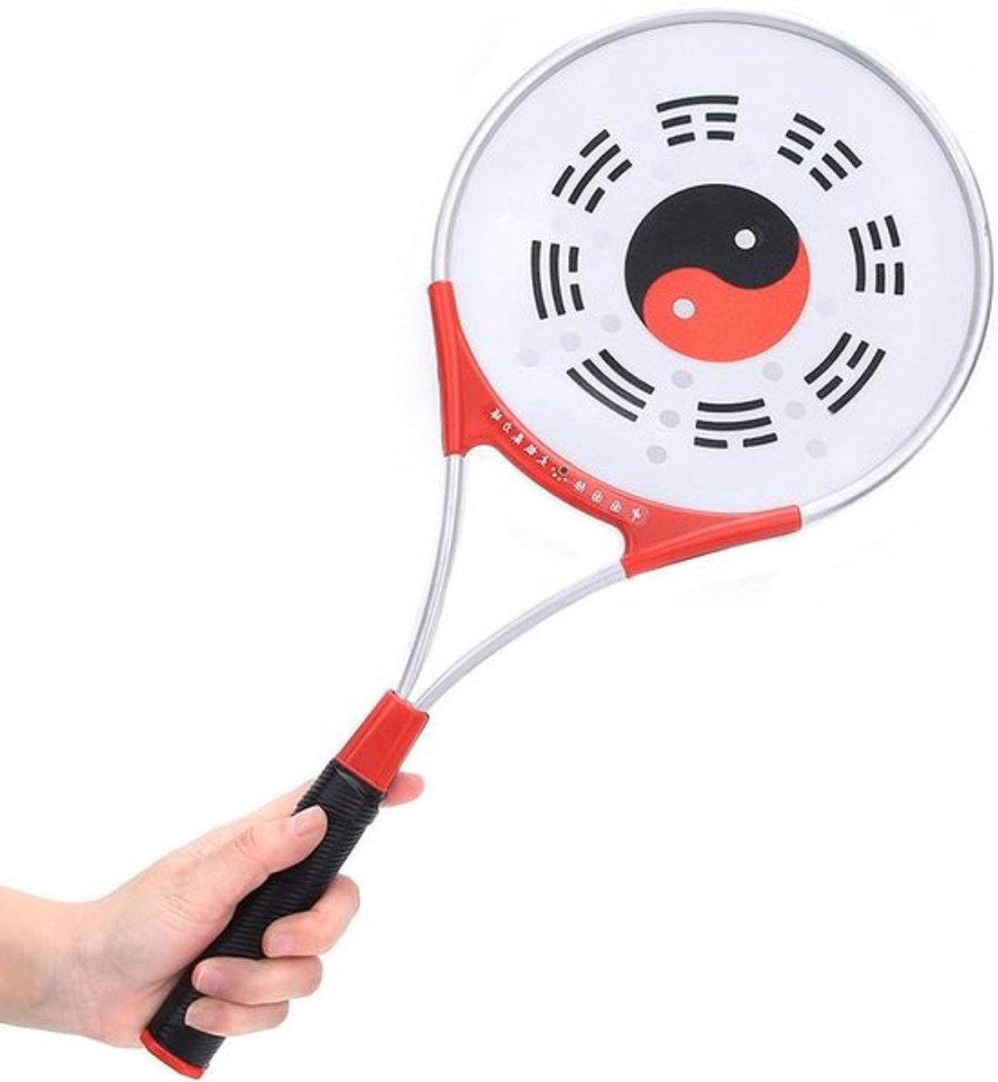 Aluminium Handvat Tai Chi Racket met Siliconen Bal voor Senioren Fitness en Oefeningen, Ideaal voor Taiji en Balansoefeningen