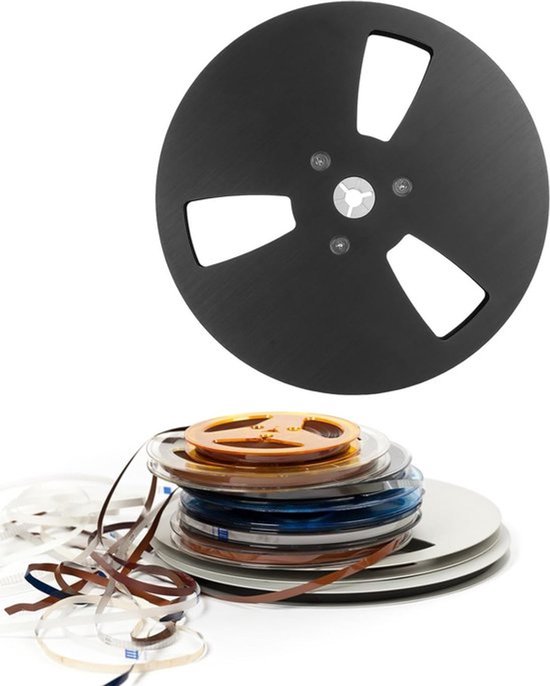 Dailygoods- Tape Reel 7 Inch Aluminiumlegering - Lege Haspel - Universeel voor Reel-to-Reel - Vervangend Onderdeel - Verbeterde Geluidskwaliteit - Perfecte Pasvorm - Bandhaspel van Dailygoods — afbeelding 2