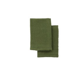 Meraki Vaatdoek Green Groen 30x30 cm - 2 stuks