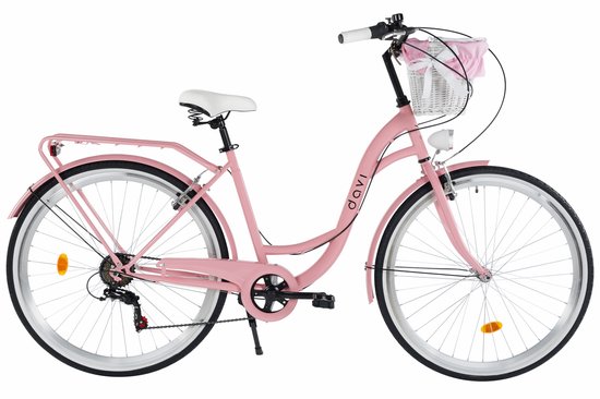 Davi Emma - Stadsfiets - 28 inch - 7 versnellingen - Roze/Zwart — afbeelding 5
