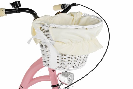 Davi Emma - Stadsfiets - 28 inch - 7 versnellingen - Roze/Creme — afbeelding 5