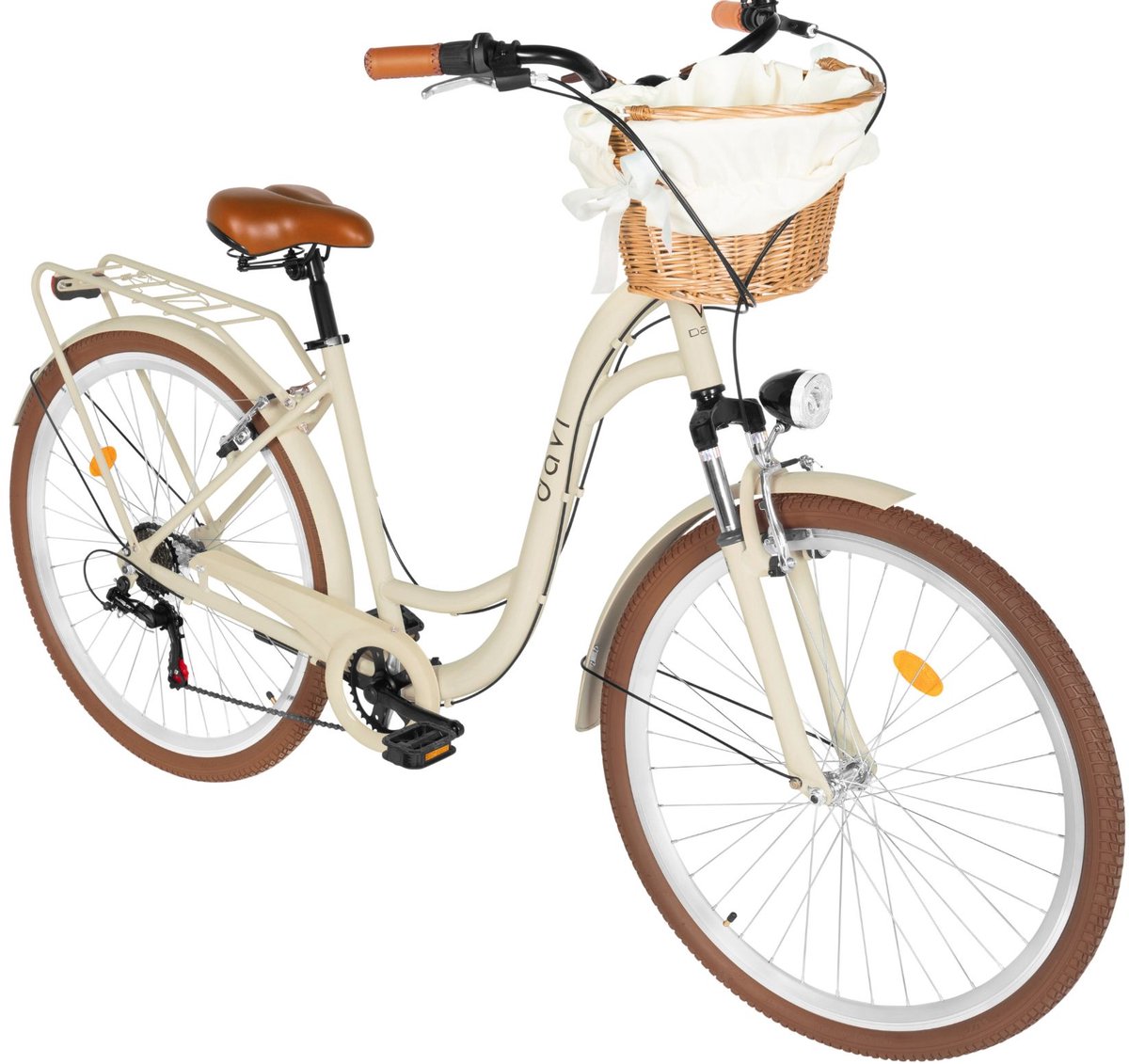 Davi Maria – Stadsfiets – 28 inch – 7 versnellingen – Bruin