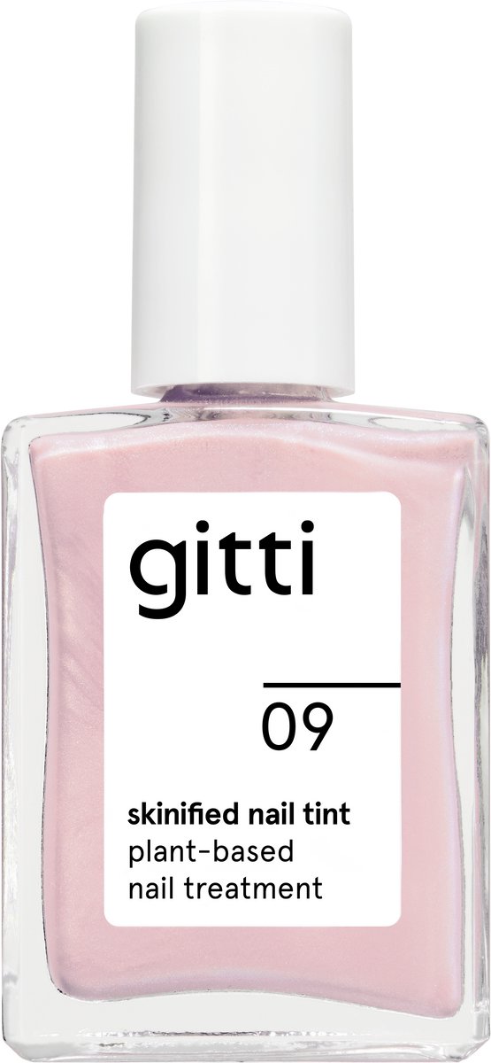 gitti Skinified Nail Tint no. 09 - Organza Blush - Verzorgende Nageltint - Versterkt & Verzorgt - Met Kleur - Vegan - 15 ml