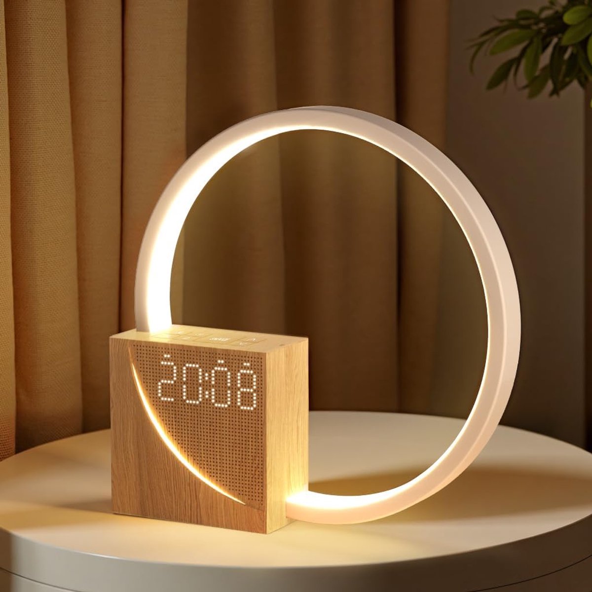 SnelShoppen - 10W Bedside Lamp met USB Oplaadfunctie, Dimmable Touch Control Nachtlamp voor Volwassenen & Baby's, 3 Niveaus Helderheid, Slaap Hulp, We