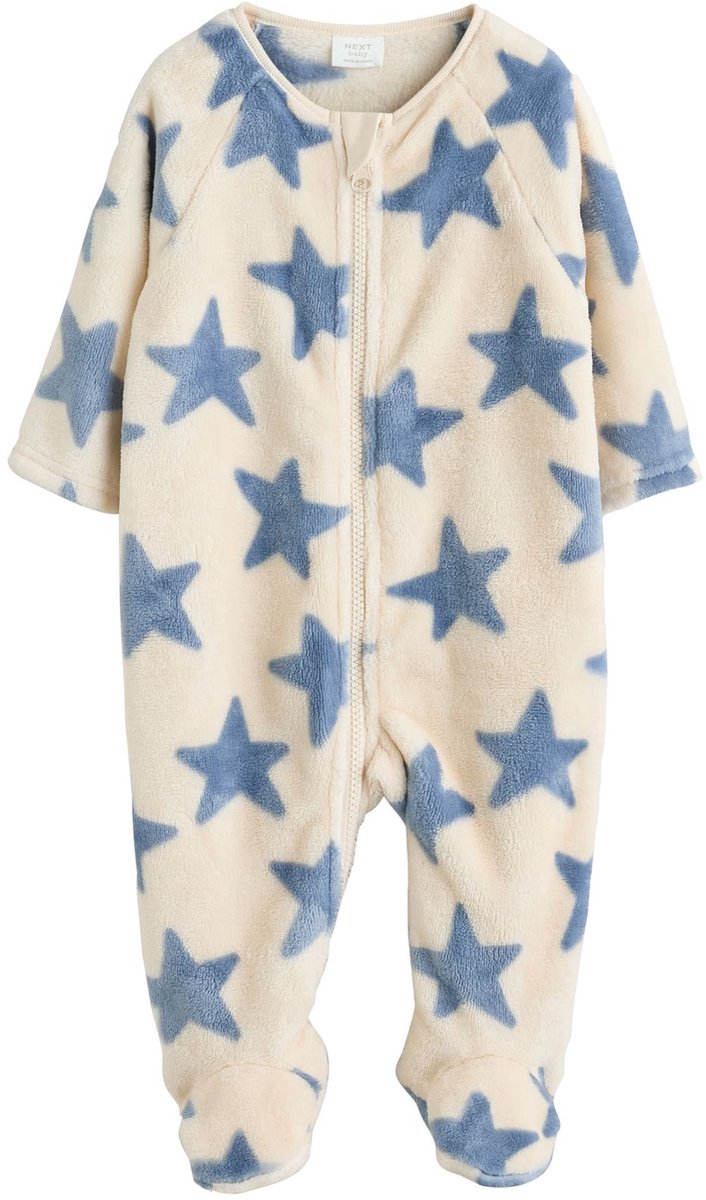 Next - Jongens - Fleece babypyjama - Blauw