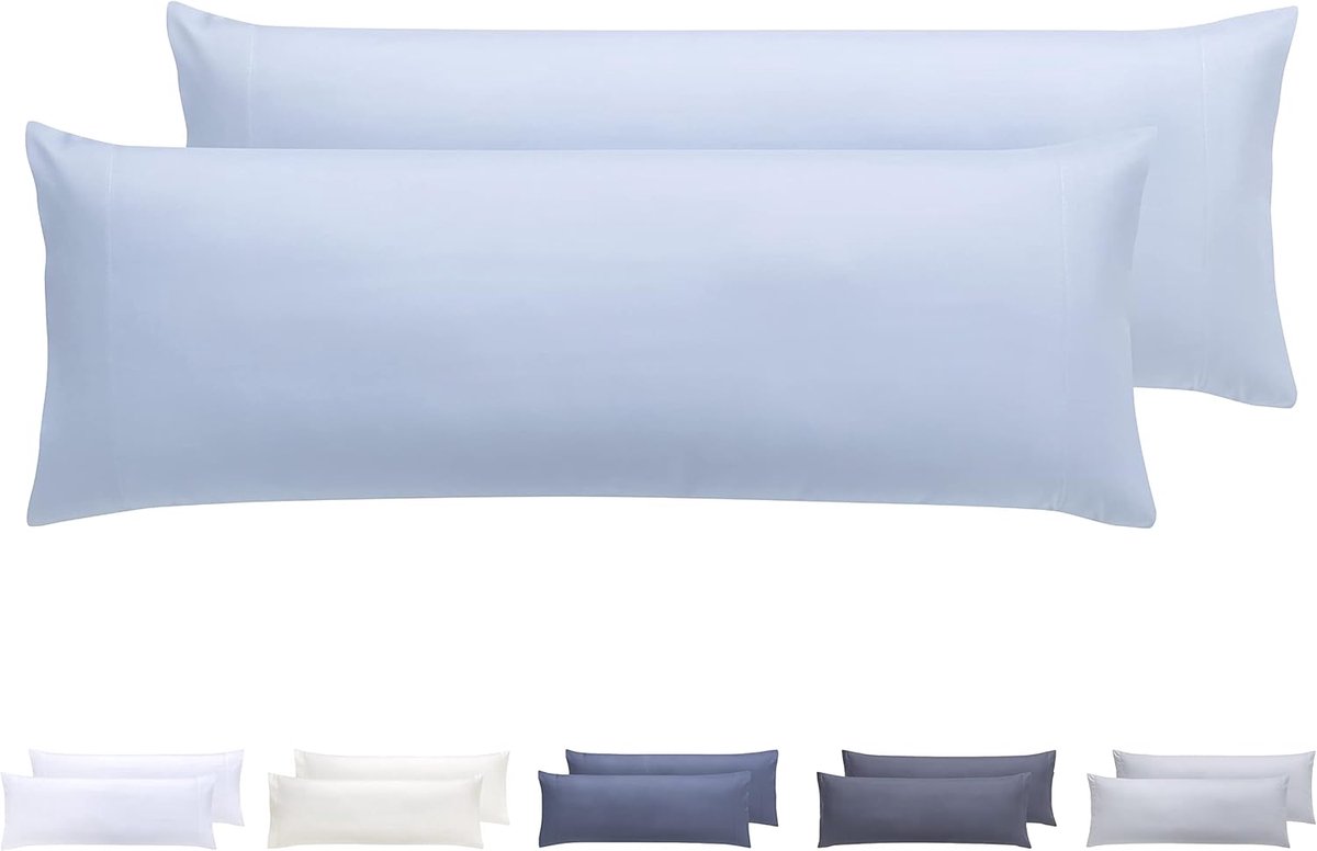 Kussenslopen set van 2 - extra zachte microvezel - hypoallergeen - perfect voor een goede nachtrust - ShopVlot