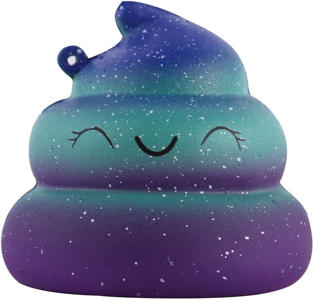 Mini Squishy Smiling Poo Galaxy - Kawaii Slow Rising Geurige Speelgoed voor Kinderen en Volwassenen