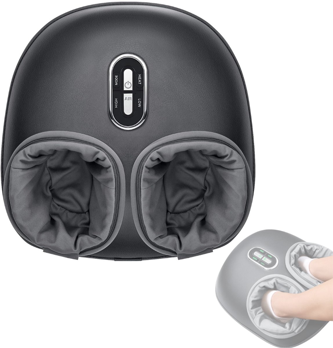 ApexArte® Voetmassage Apparaat met Warmtefunctie - Bloedcirculatieapparaat - Shiatsu Massage - Gebruiksvriendelijk