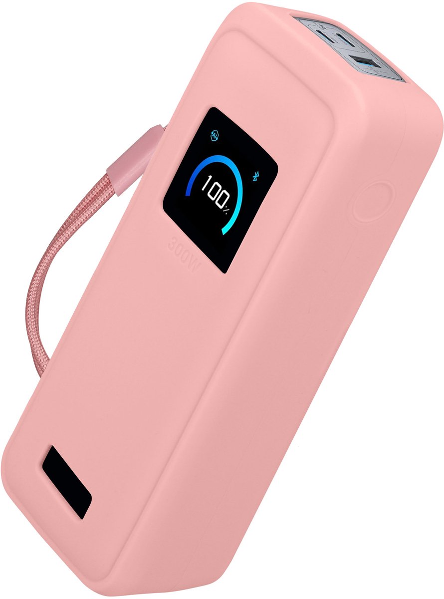kwmobile Siliconen powerbank hoes voor Anker Prime Power Bank 26250mAh 300W case - battery case - Powerbank beschermhoes in oudroze