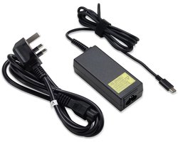Acer AC Adapter – USB-C Oplader – USB-C – 65W - Geschikt voor alle USB-C laptops/Chromebooks - Zwart