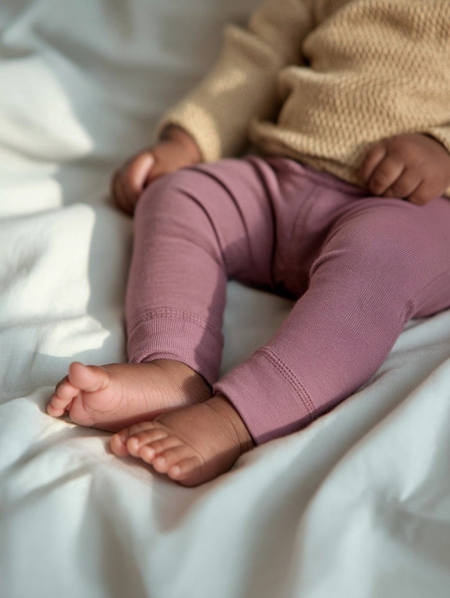 Wollen Baby- kinderbroek - Merinowol - Lavender Mist 134