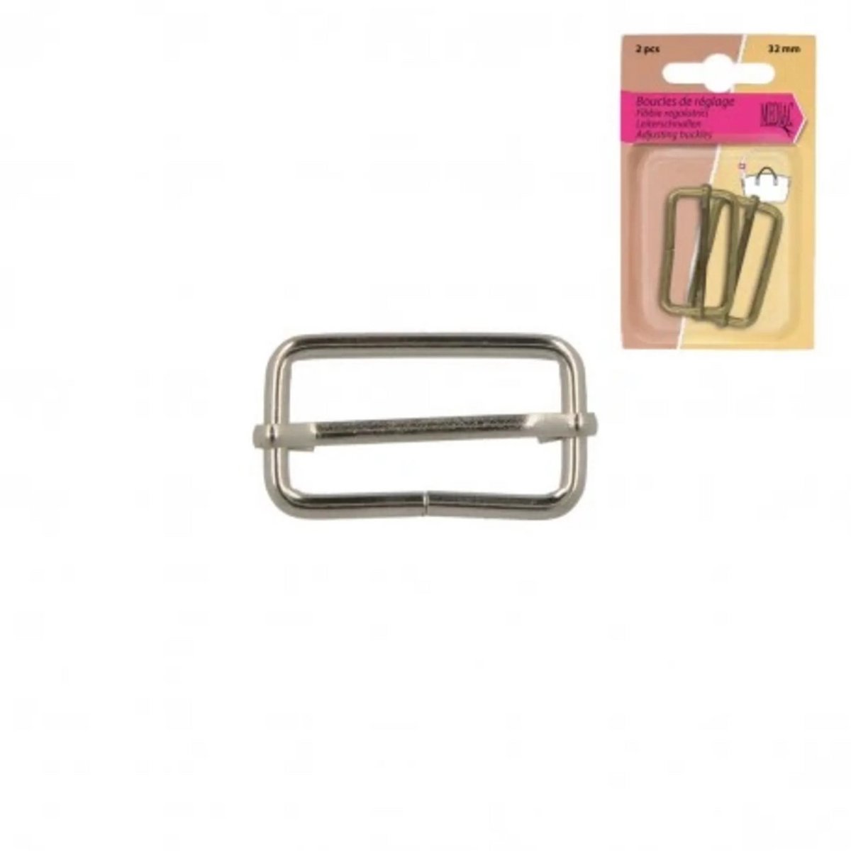 Mediac schuifgespen 32mm 2 stuks