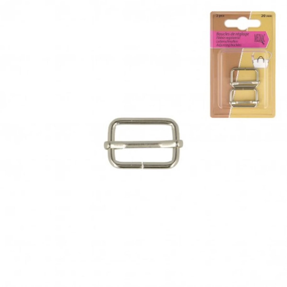 Mediac schuifgespen 20mm 2 stuks