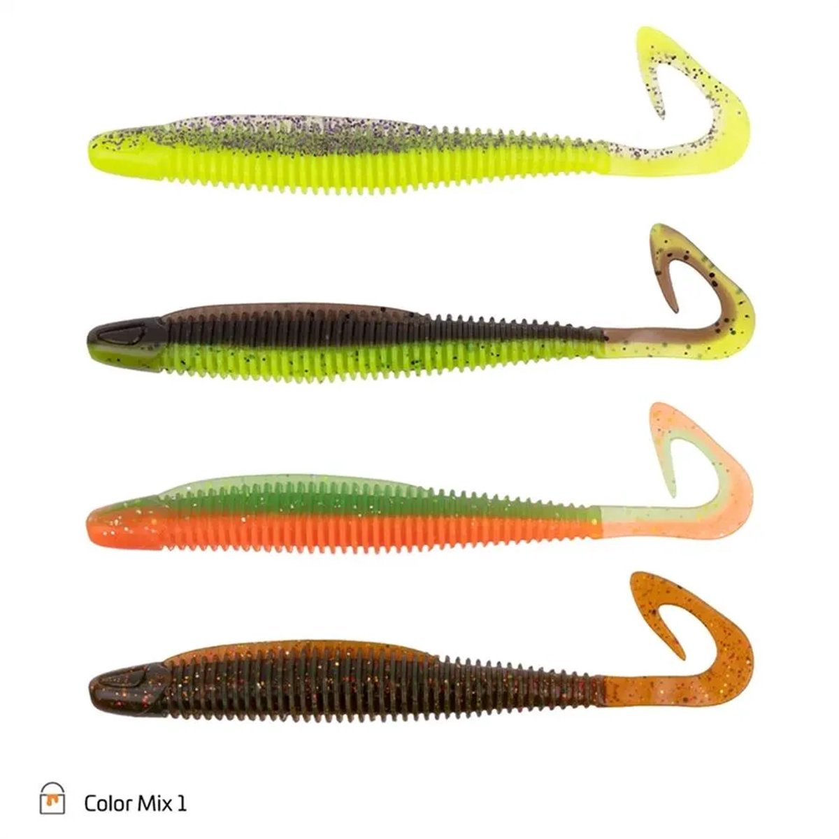Zeck kunstaas Boggy Color Mix 12.5cm