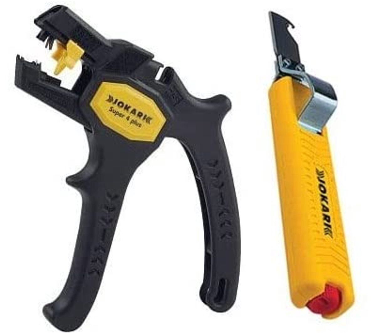 SnelShoppen - Striptang en Kabelmes Set 2-delig - Ergonomische Striptang voor Massieve en Flexibele Geleiders 0,2-6,0 mm² - Perfect voor Elektrotechni