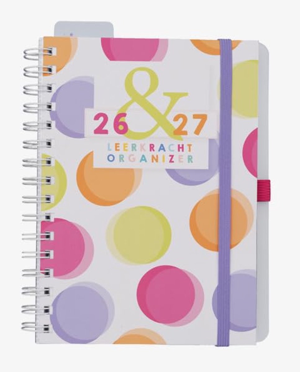 SnelShoppen - Leerkracht Organizer Agenda 2026/2027 - Agenda voor Leerkrachten Basisonderwijs, A5 Formaat, Ruim Colofon, Blauw, Perfect voor Lesplanni
