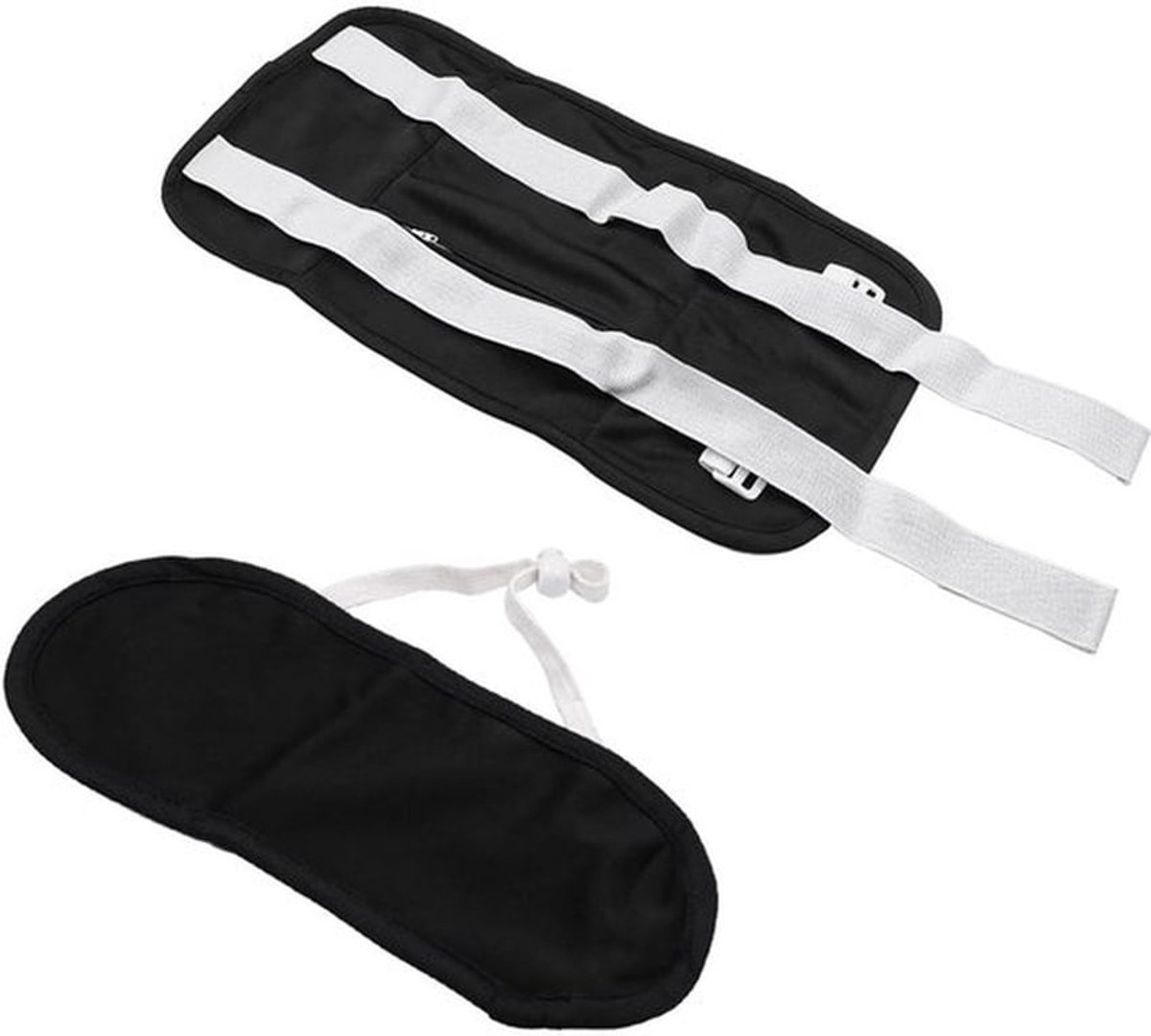 Ricinusolie 100% - Herbruikbaar - Verstelbaar - Lekvrij - 2 Verpakkingen - Fluweel/Katoen Materiaal - Warmtepakking