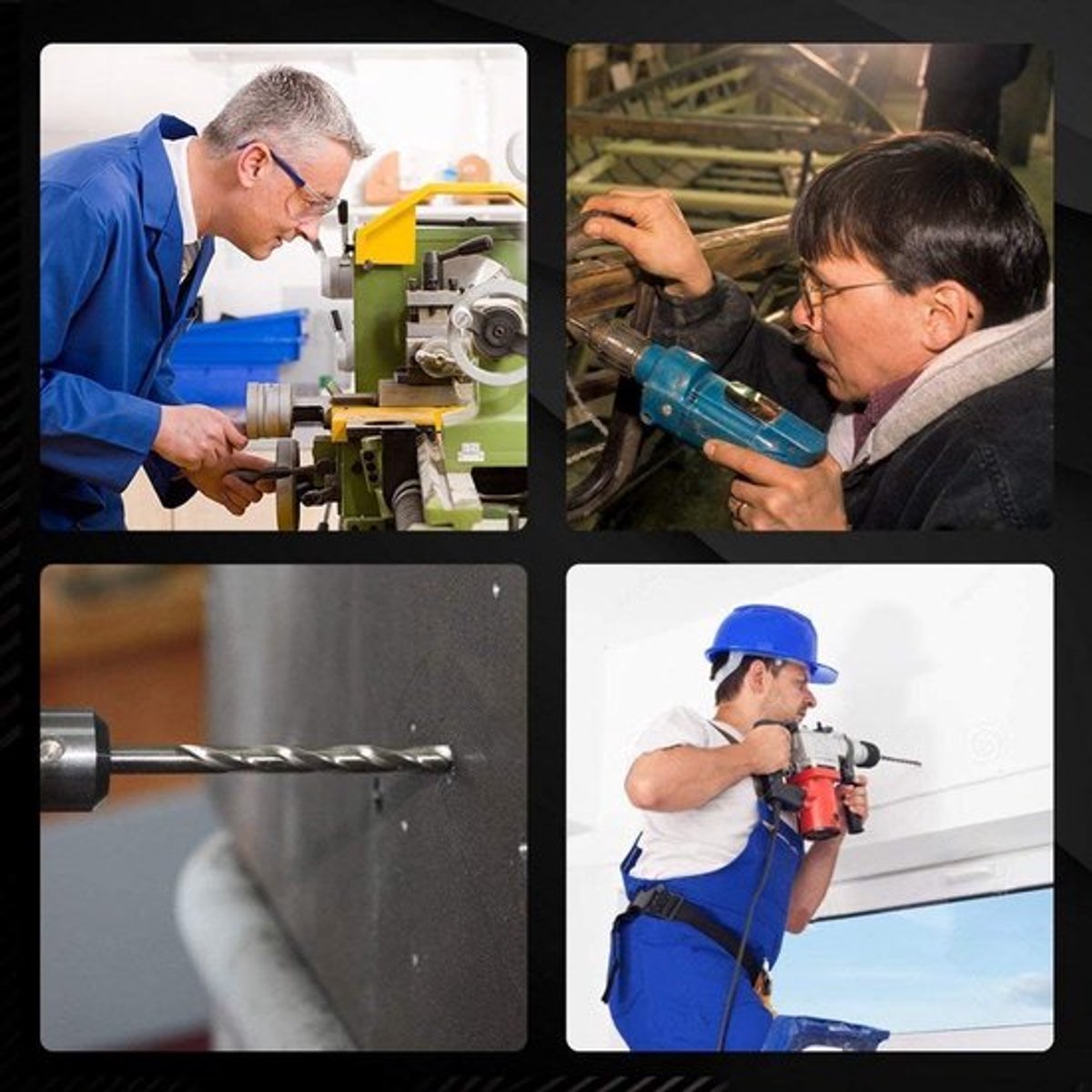 Boor HSS - Hexagonale Tap - Hoge Hardheid - Roestbestendig - Spiral Slots - Voorboren en Draad Snijden