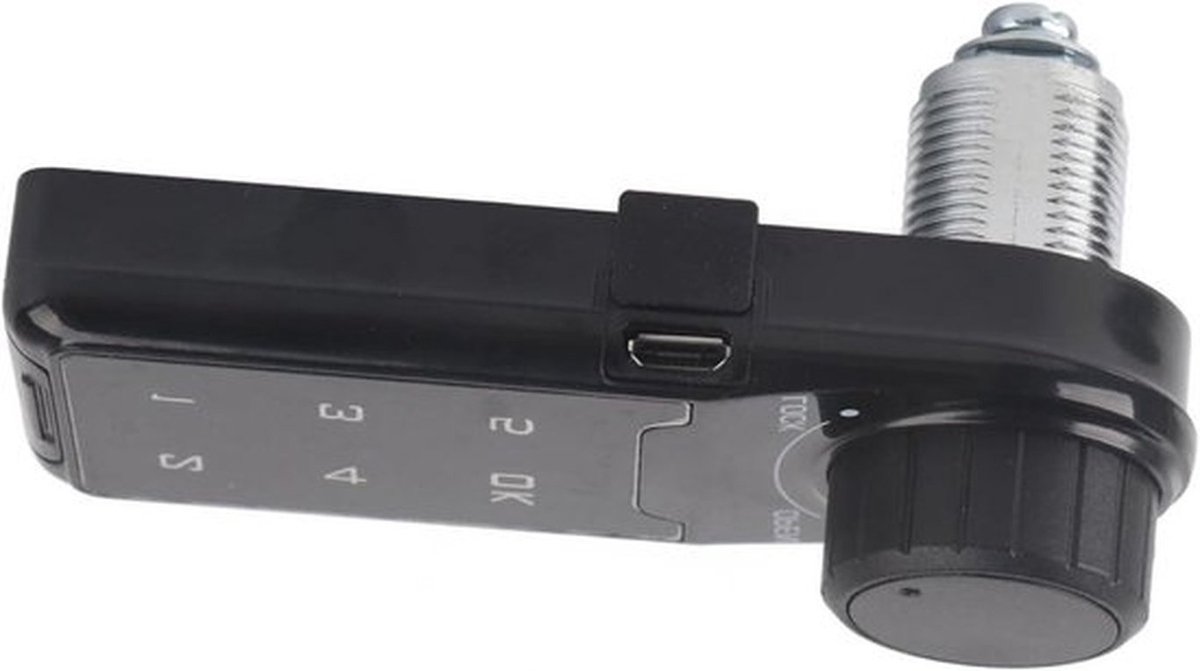 Elektronisch Touch Toetsenbord Keyless Wachtwoordkabinet Locker, Digitale Code Combinatie Smart Security voor Lade Gym Spaikes Safe Box Schuiflade - Zwart