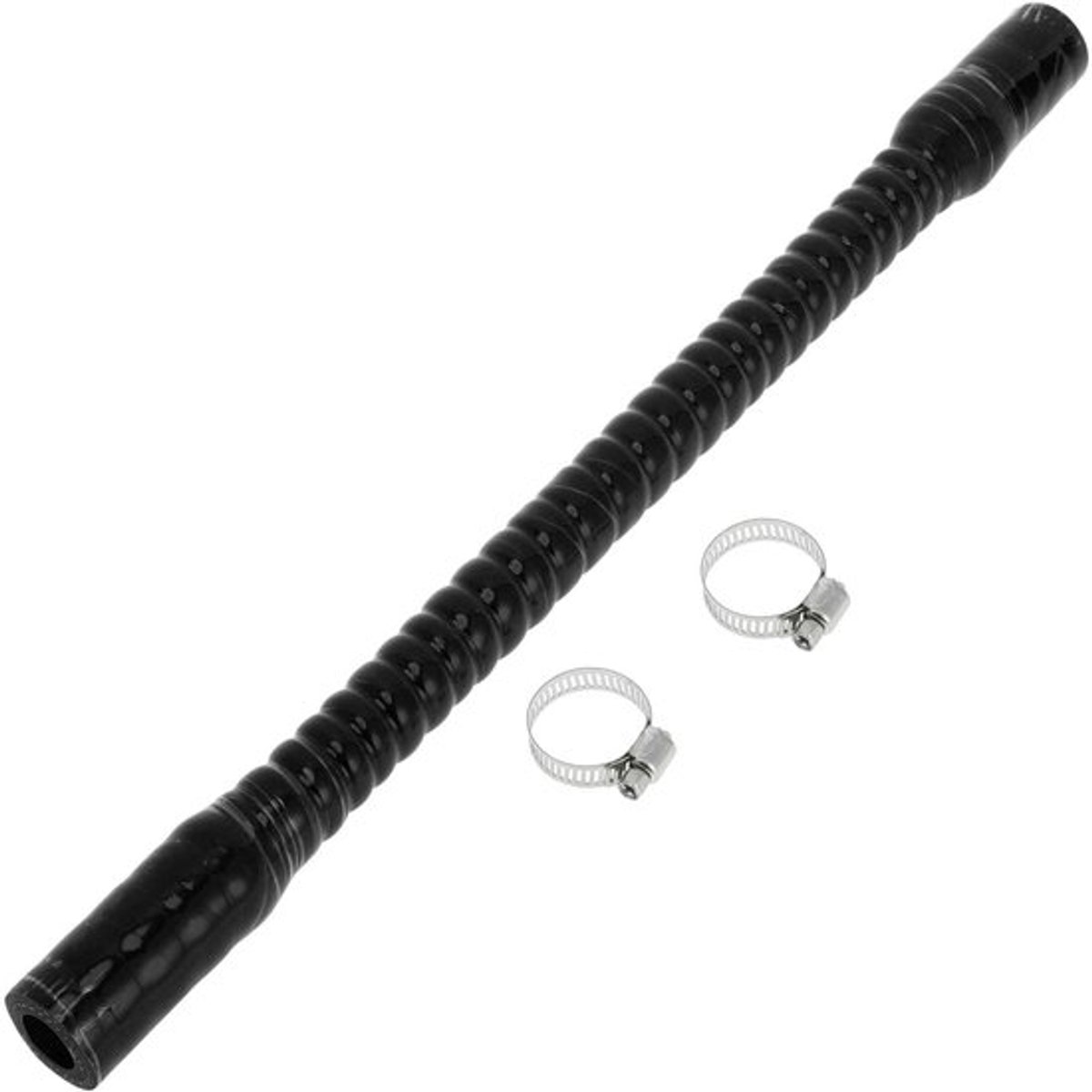 Koelmiddelslang 16 mm ID - Zwarte Siliconenslang - 400 mm Lang - Meerlaags Weefsel - Bestand tegen Hoge Temperatuur - Maximale Druk 1 Mpa