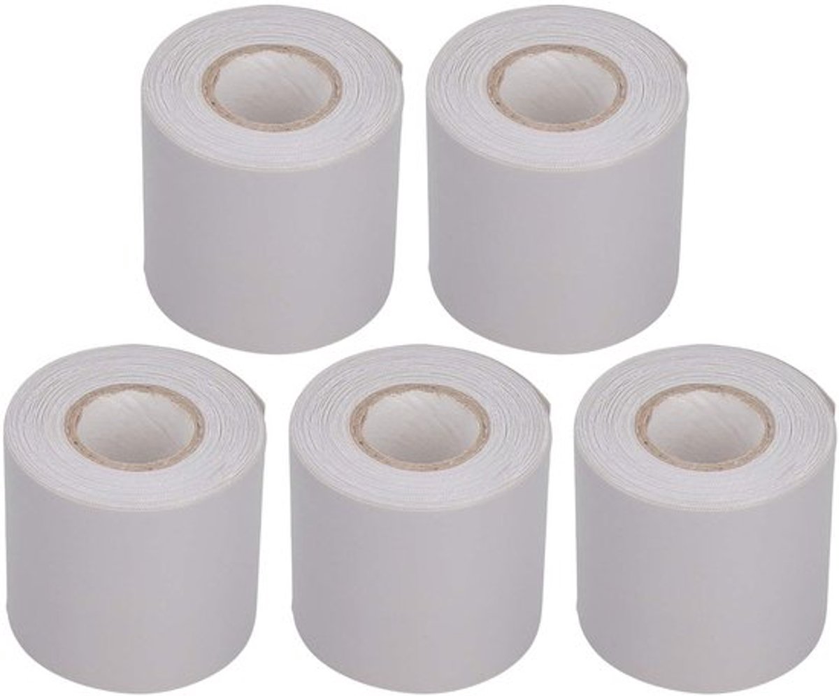 Pijp Tape 5 Stuks - Oliebestendig - Vlamvertragend - PVC Materiaal - 6 cm Breedte - Compact en Lichtgewicht