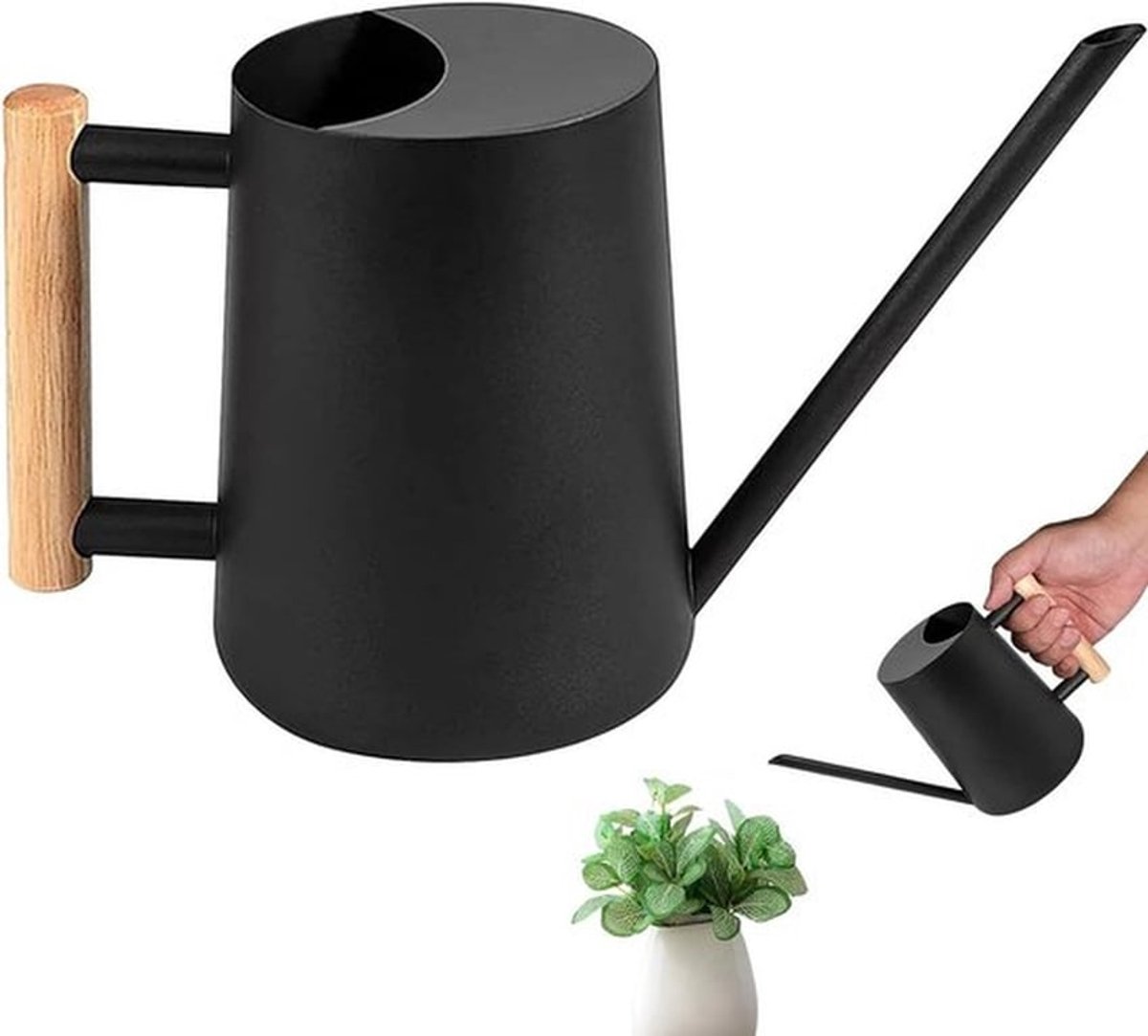 Mini Gietertje voor Binnenplanten - RVS Bonsai Waterkan met Lange Tuit voor Bloemen, Kruiden en Huishoudelijke Planten - Perfect voor Binnen en Buiten Gebruik
