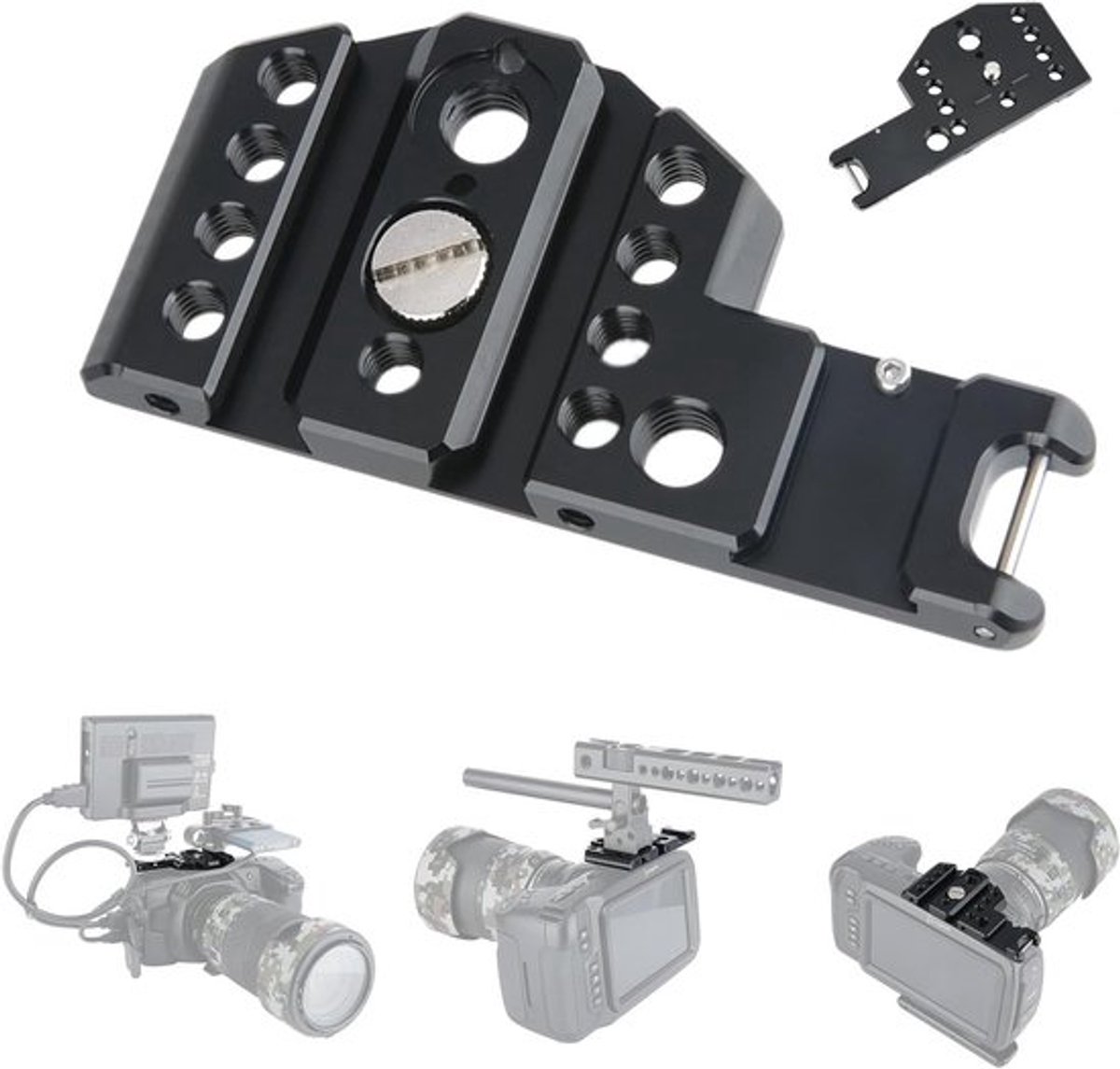 Multifunctionele Topplaat voor BMPCC 4K en 6K Camera, Ideaal voor Videoproductie en Stabilisatie Accessoires