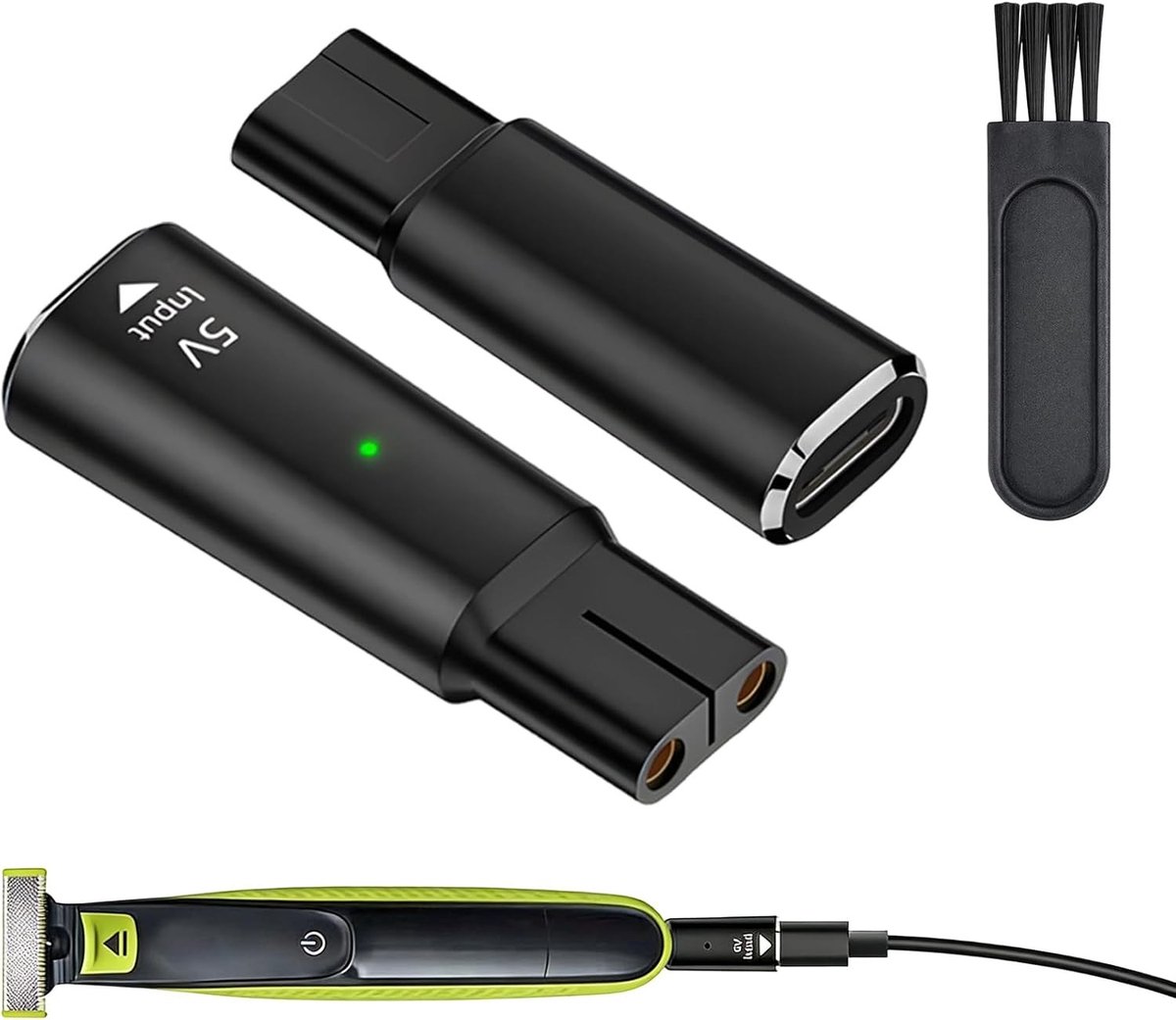 5V Type-C Oplader Adapter voor Scheerapparaten en USB-C Converter voor Diverse Modellen zoals QP2734, QP2724, MG5910 en Meer