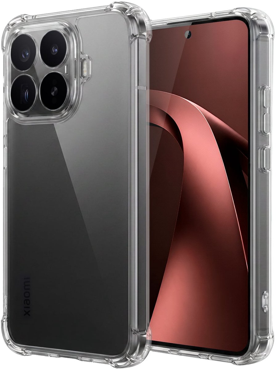 Hoesje - Geschikt voor Xiaomi 17T - Sterk & Shockproof - Siliconen Case - Back Cover - Telefoon Hoes Shock Proof - Transparant