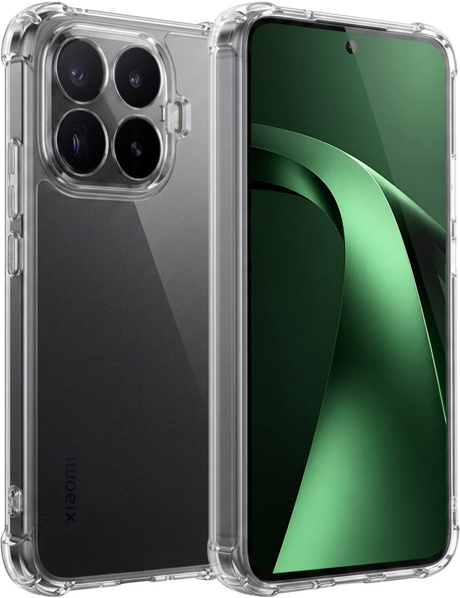 Hoesje Geschikt voor Xiaomi 17T - Sterk & Shockproof - Siliconen Case - Back Cover - Telefoon Hoes Shock Proof - Transparant