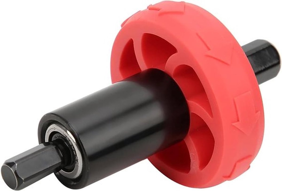 adapter elektrisch - Rood/Zwart - Compatibel met handbediende gereedschappen - Boorvoeding accessoire.