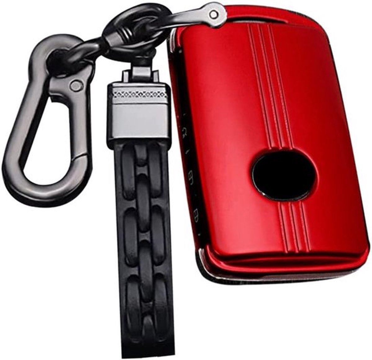 Sleutelhoes voor Mazda 3, Axela, CX-3, CX-30, CX-50, CX-60, CX-90, MX5, CX-5, MX30, CX8, CX9 - Beschermende kunststof sleutelcover met sleutelring voor 2/3/4 sleutels