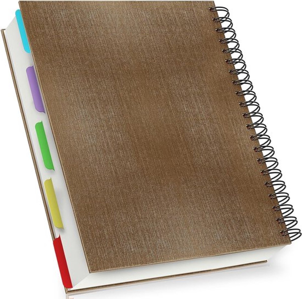 A4 Gelinieerd Notitieboek - Spiraalnotitieboek 21x28,5 cm - 240 Pagina's - Perfect voor Schrijven, Notities en Reizen