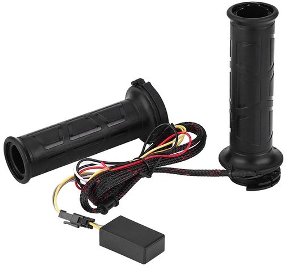 Verwarmde Handgrepen - Handvatverwarming - Instelbare Temperatuur - 22 mm - Stuurwarmers - Geschikt voor Motorfiets - Inclusief Af...