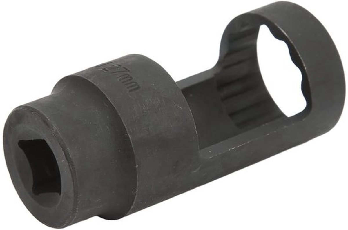 Injector Socket 27mm - 1/2 Inch Aandrijving - 12-Punts Ontwerp - Universeel Voor Auto - Duurzaam Chroom Vanadium Staal - Effectieve Verwijdering Tool - Dopsleutel
