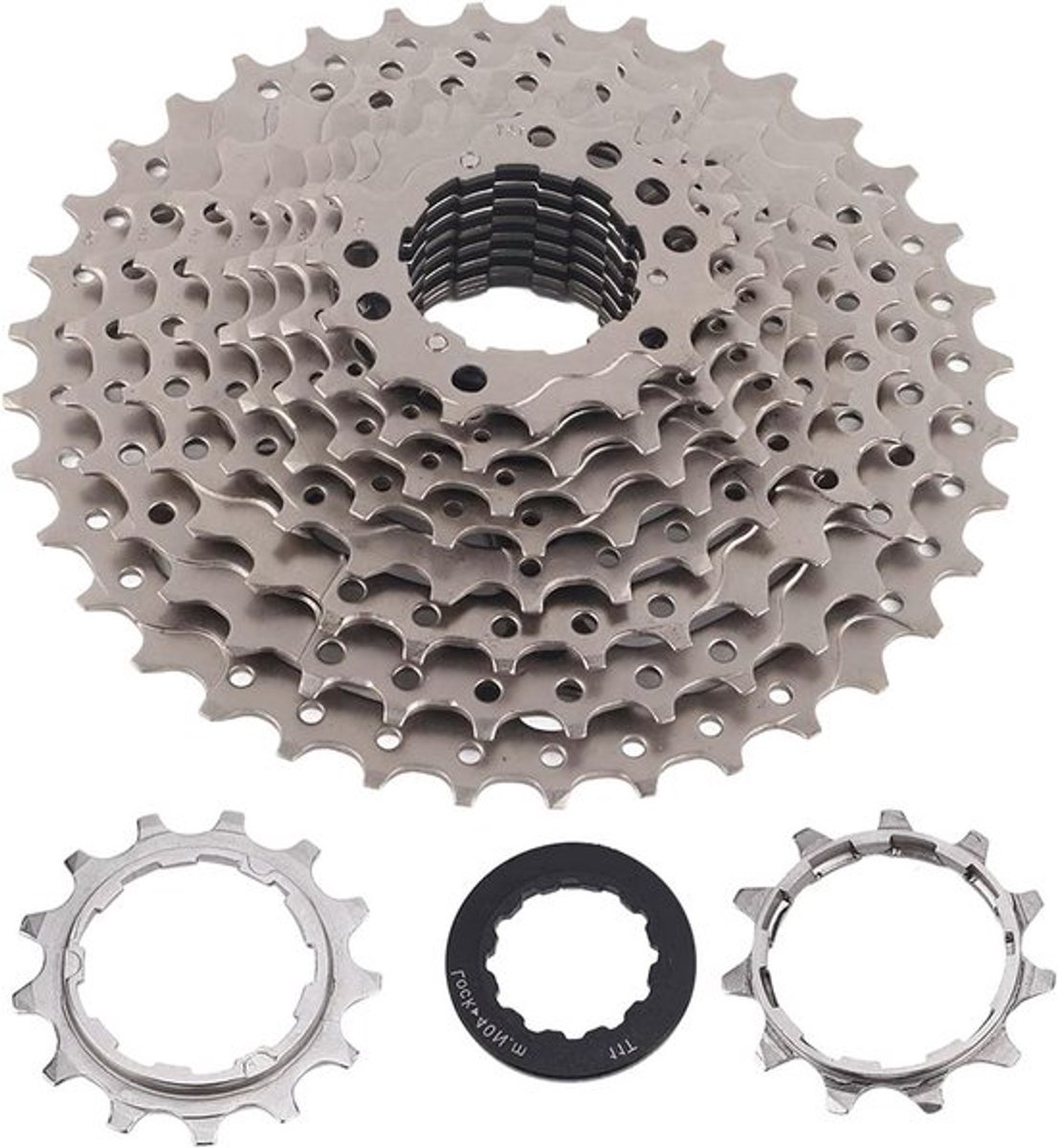 Mountainbike Cassette met 9-12 Compartimenten, 32/36/42/46T - Ideaal voor Fietsen en Opslag