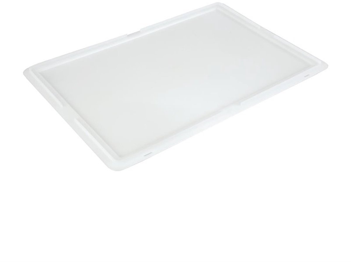 Cambro polyethyleen deksel voor pizza deegkrat 60x40x2cm