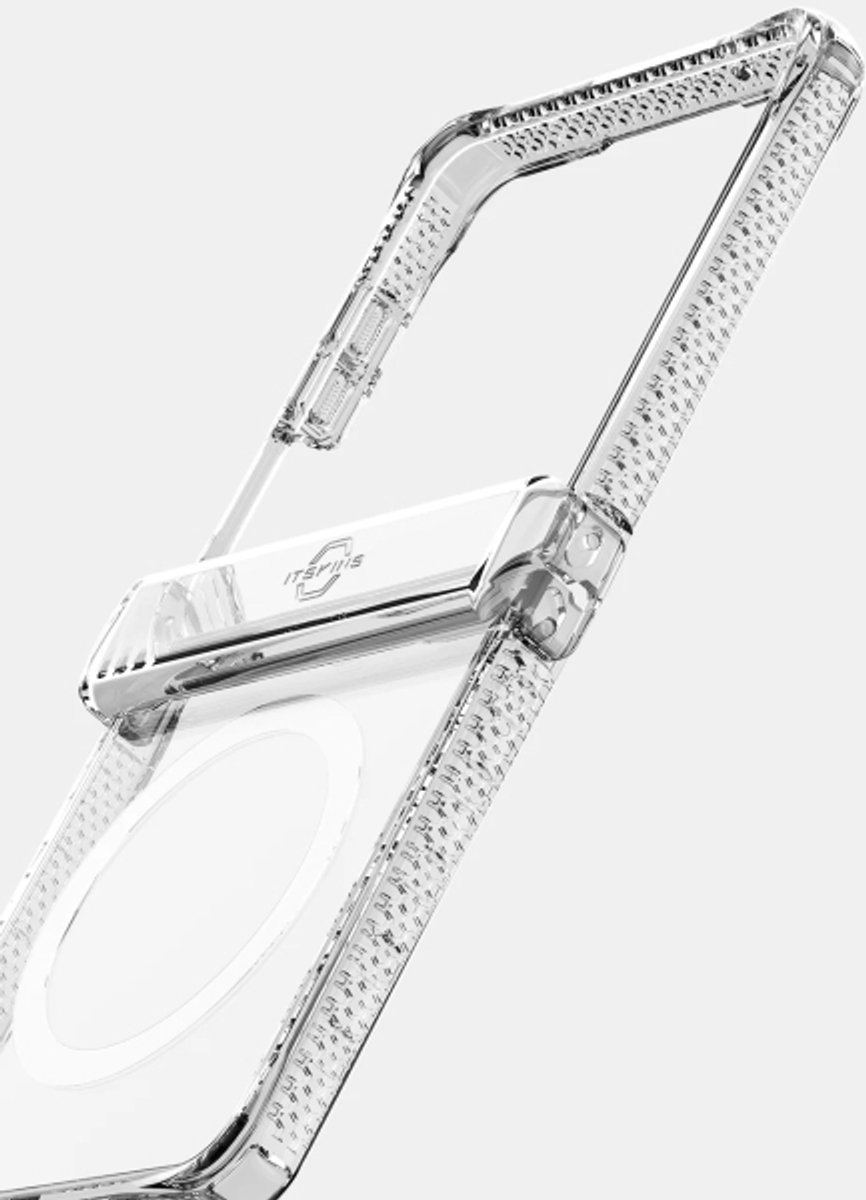 ITSKINS Level 2 HybridMagClear_R with Hinge for - Geschikt voor Samsung Galaxy Z Flip8 5G - Transparent