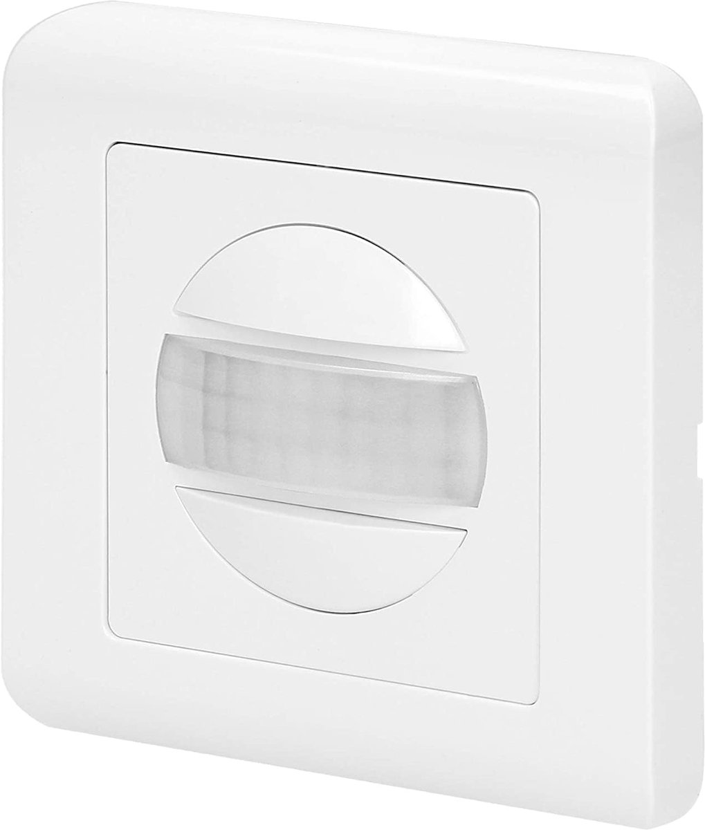 SnelShoppen - Miratic Bewegingssensor Inbouw 2 Draads met 160° Kijkhoek en IP20 Bescherming voor Binnengebruik