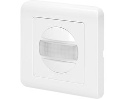 SnelShoppen - Miratic Bewegingssensor Inbouw 2 Draads met 160° Kijkhoek en IP20 Bescherming voor Binnengebruik