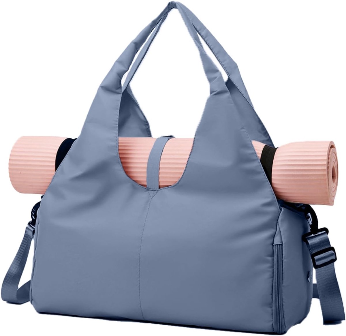 SnelShoppen - Waterdichte Sporttas, Yogatas met Schoenenvak en Natte Tas voor Yogamatten en Yoga-accessoires, Grote Capaciteit, Sporttas voor Vrouwen
