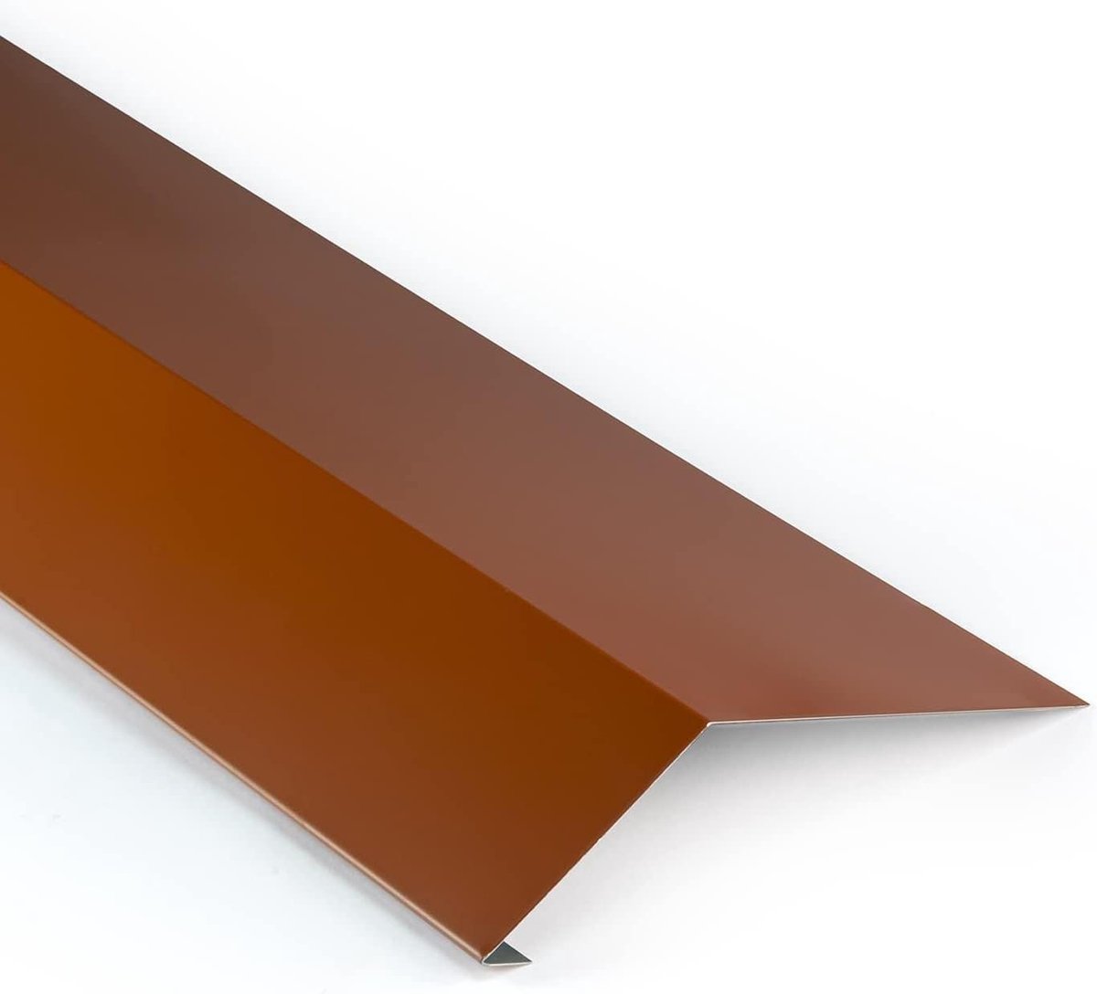 Gootbeugel - Dakgoot rand - Dakbescherming - Aluminium profiel - 10 meter - Rodbruin