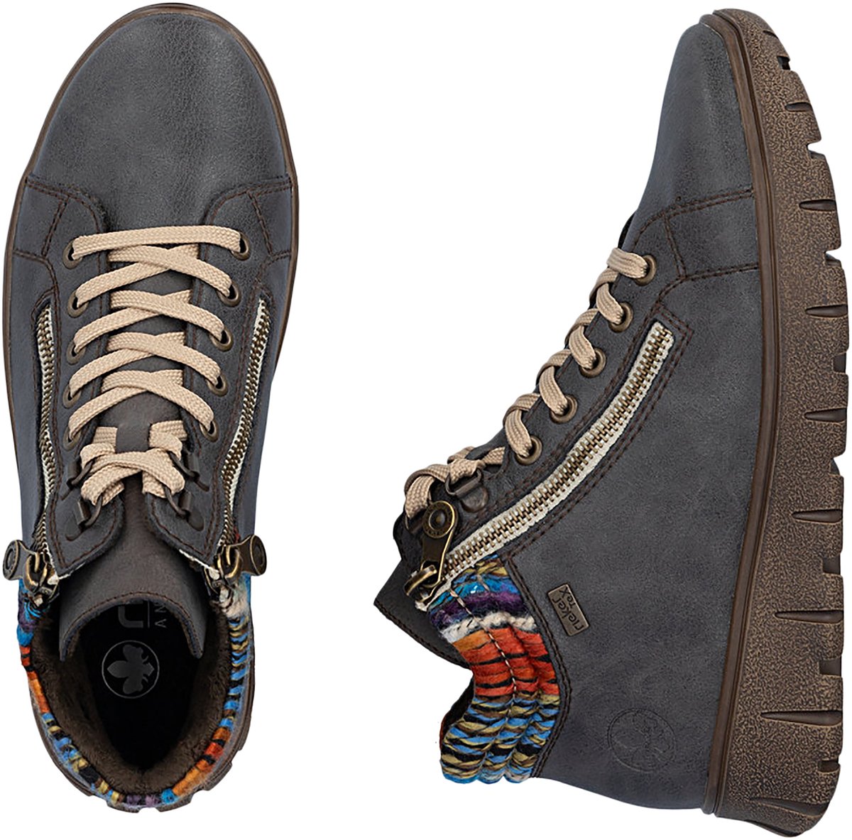 Odeon hoge leren sneakers