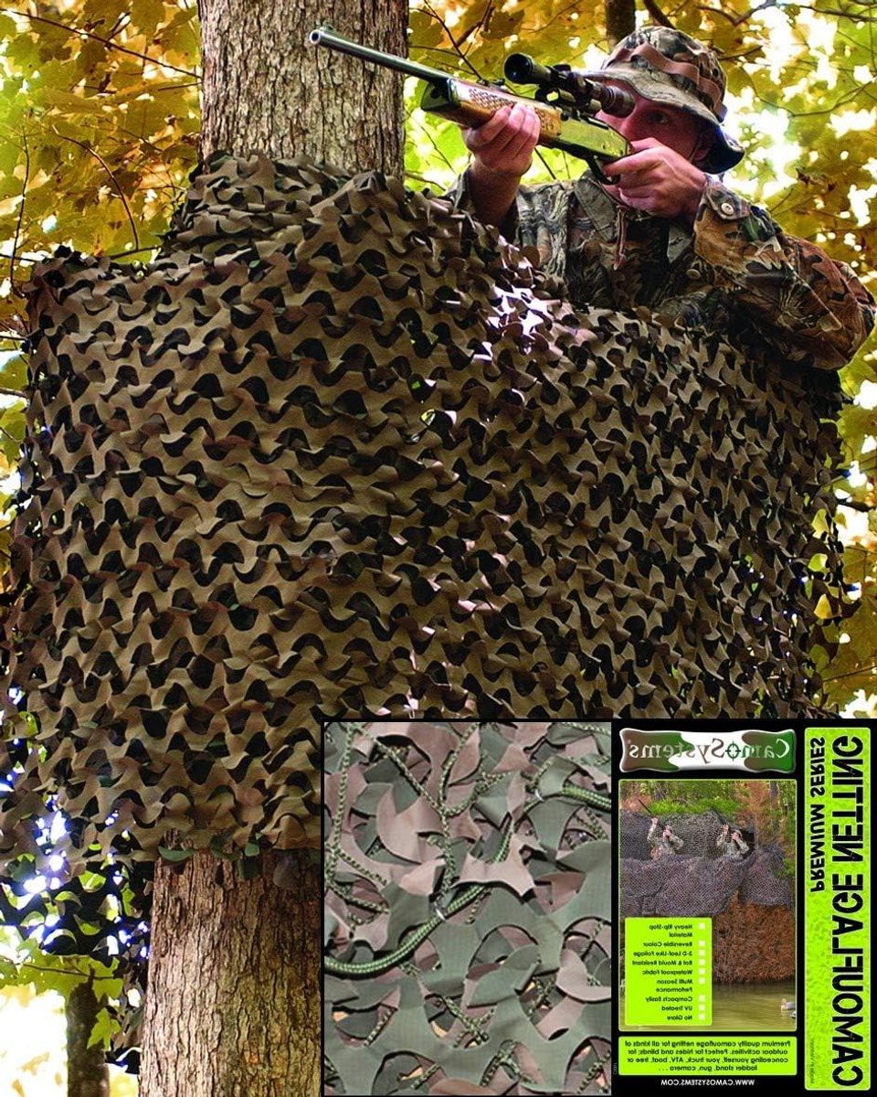 Basic Netdeken - Camouflagenet - Buiten Beschermen - Waterafstotend Materiaal - 4x6 Meter - Wit