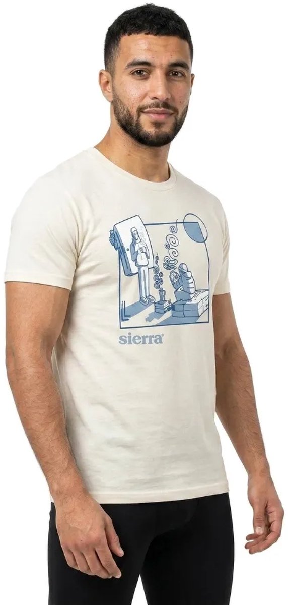 Sierra Climbing Coffee Climb T-shirt Met Korte Mouwen Beige M Man