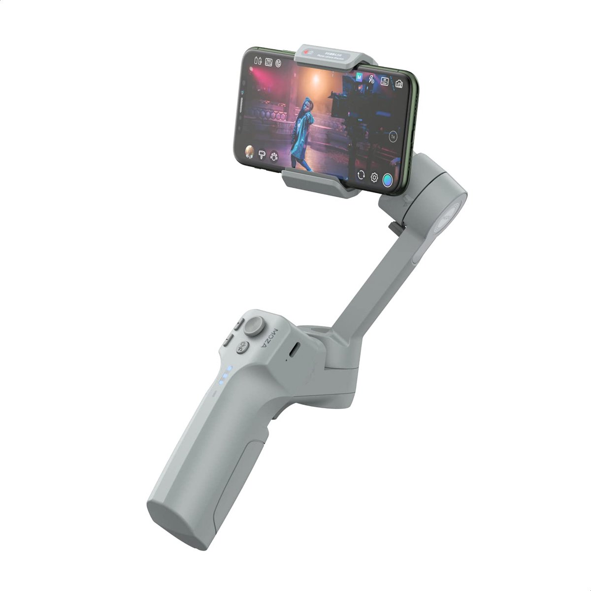 SnelShoppen - Ultra-compacte Handheld 3-assige Gimbal Stabilisator voor Smartphone, Opvouwbaar, Voor iPhone en Android, Perfect voor Vlogs en Reizen